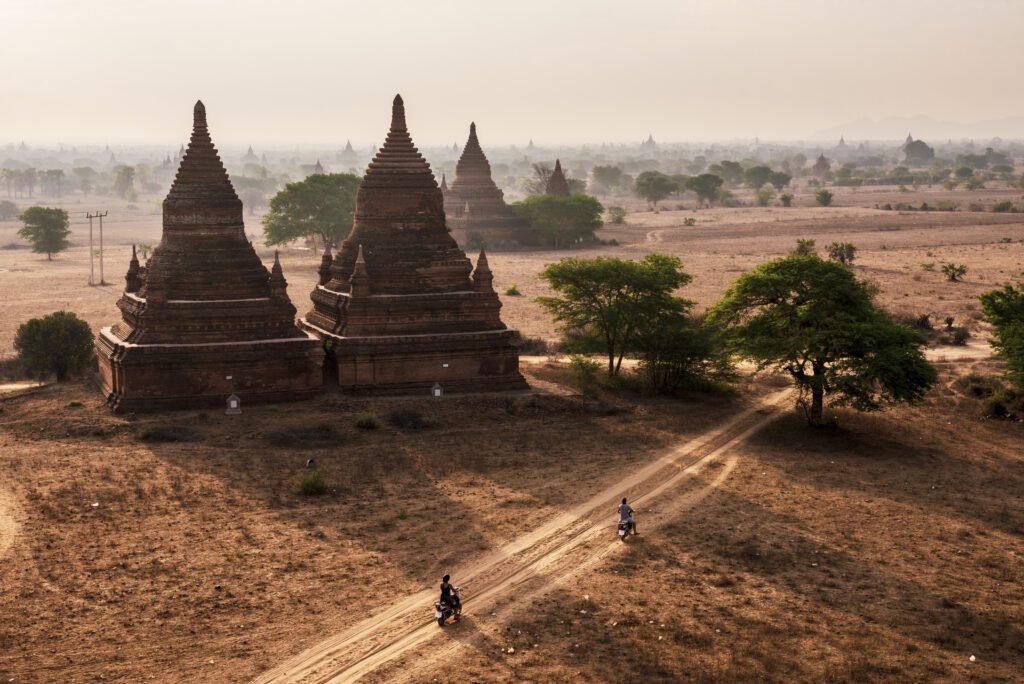 Templos budistas no Myamar